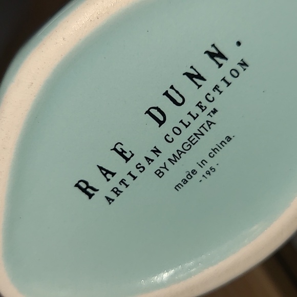 Rae Dunn Blue 'Grow' Vase - Picture 2 of 4